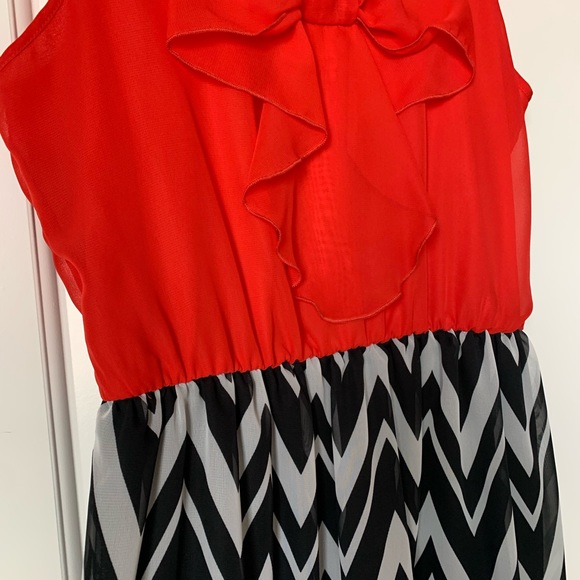 Red & Black Dress by A. Byer - Picture 3 of 4